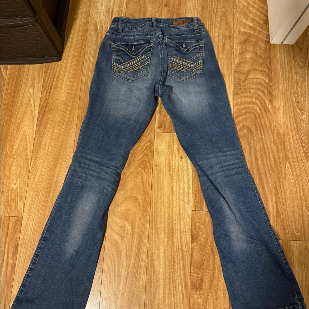 Juniors Lei Bootcut Blue Jeans Size 3